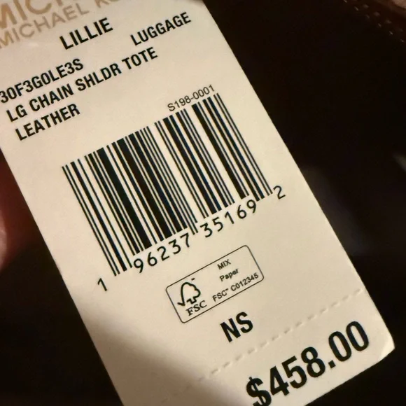 Michael Kors Brown Lillie Suede Shoulder Bag - Picture 9 of 9